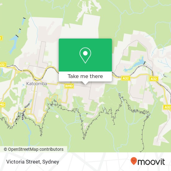 Mapa Victoria Street