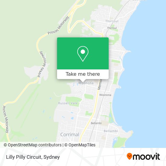 Lilly Pilly Circuit map