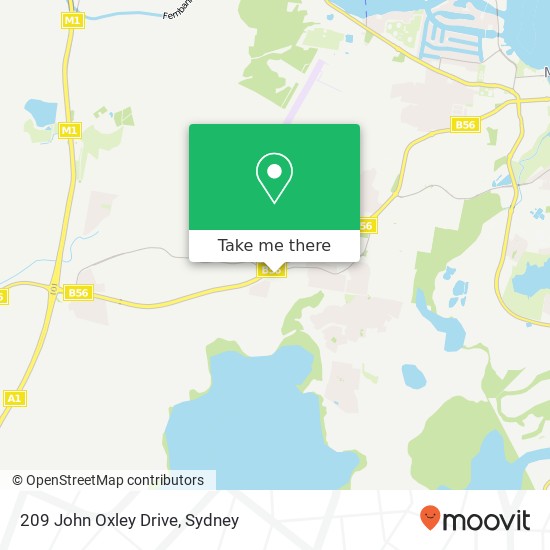 209 John Oxley Drive map