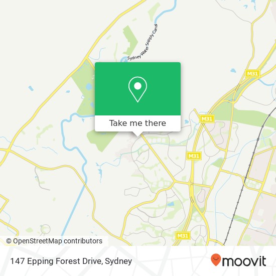 147 Epping Forest Drive map