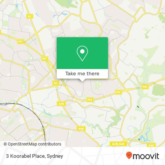 3 Koorabel Place map