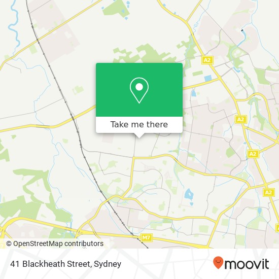 41 Blackheath Street map