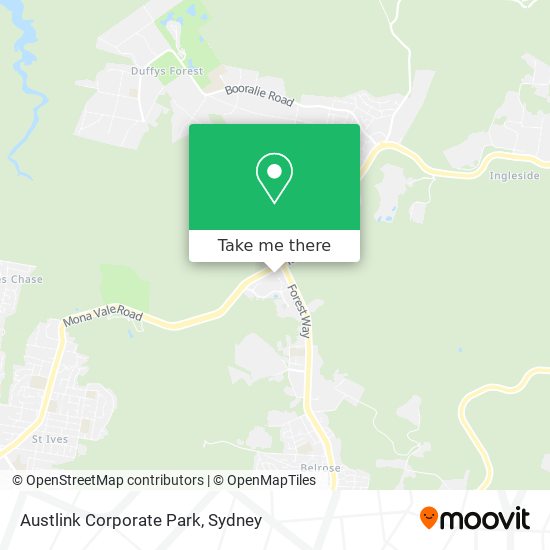Mapa Austlink Corporate Park