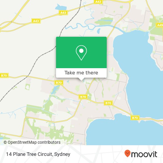 14 Plane Tree Circuit map