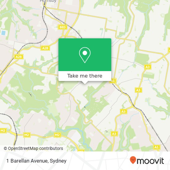 1 Barellan Avenue map