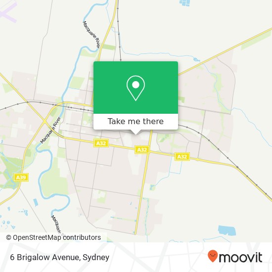 6 Brigalow Avenue map