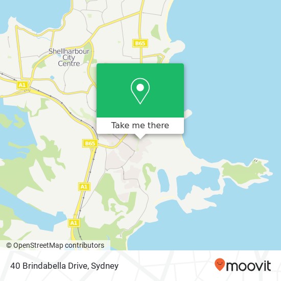 40 Brindabella Drive map