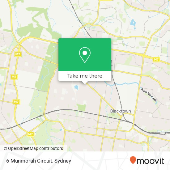 Mapa 6 Munmorah Circuit