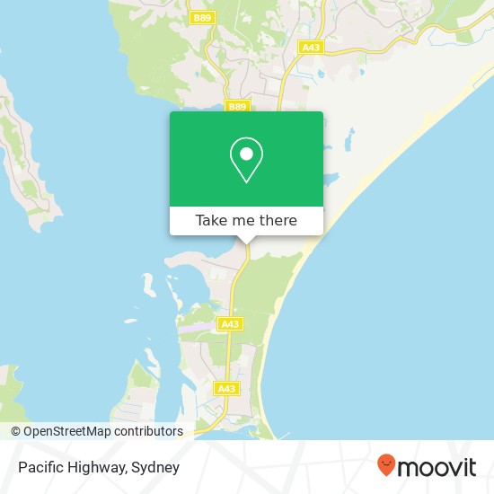 Pacific Highway map