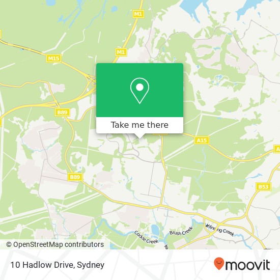 10 Hadlow Drive map