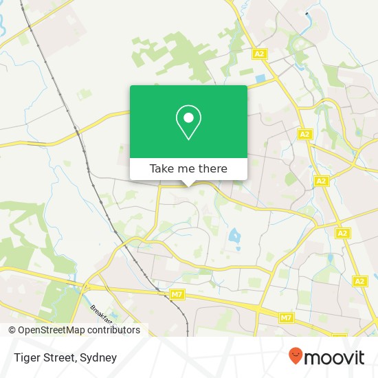 Tiger Street map