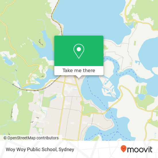 Mapa Woy Woy Public School