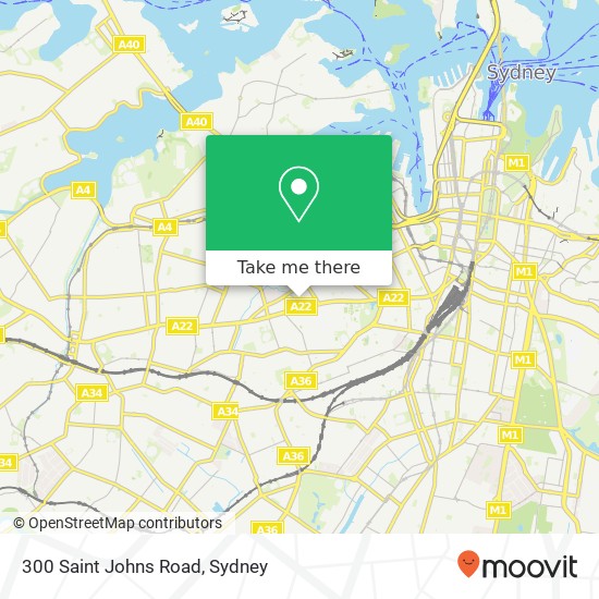 300 Saint Johns Road map