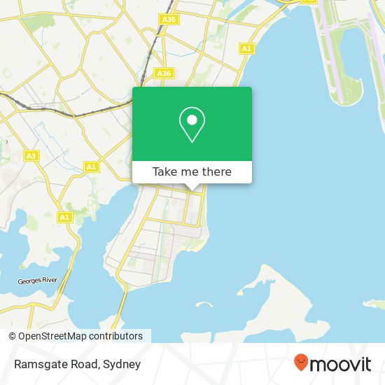 Mapa Ramsgate Road