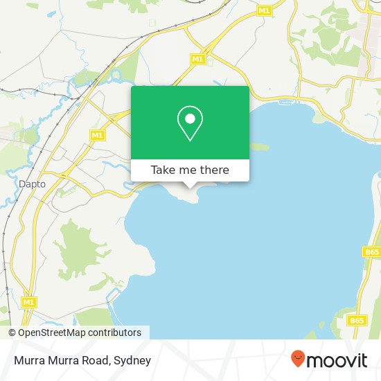 Mapa Murra Murra Road