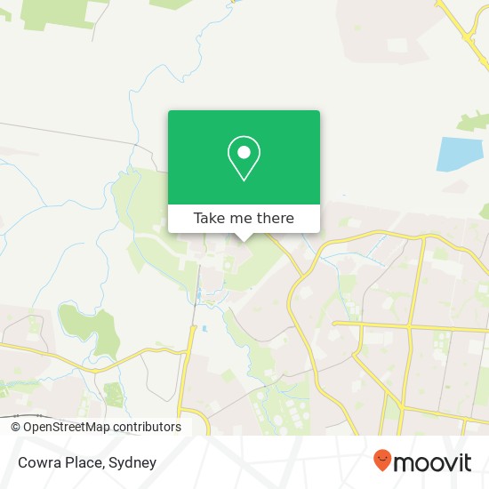 Cowra Place map