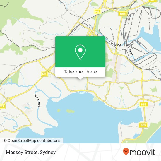 Mapa Massey Street