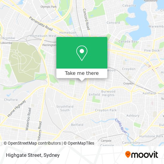 Highgate Street map