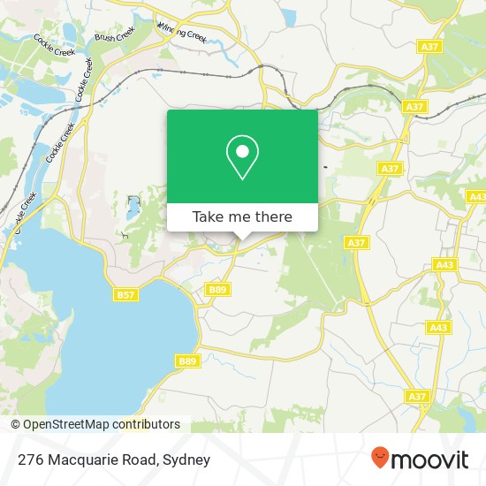 276 Macquarie Road map