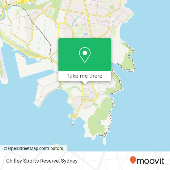 Chifley Sports Reserve map
