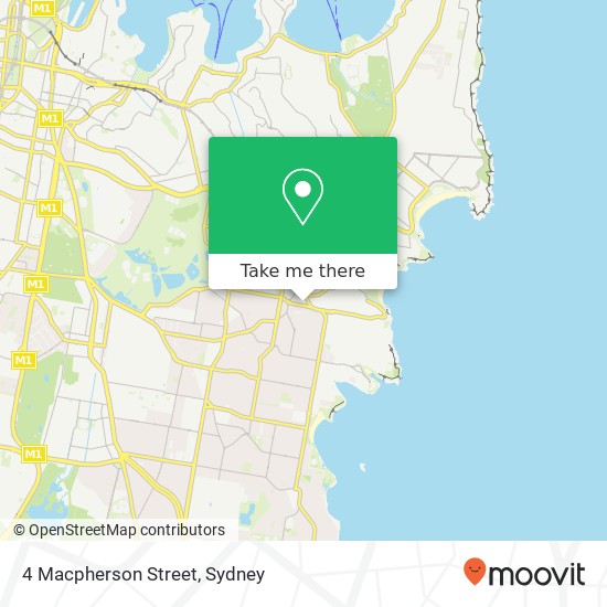 4 Macpherson Street map