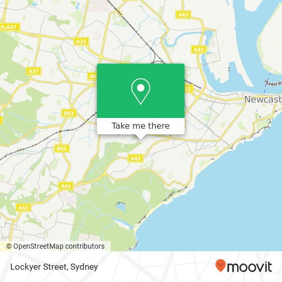 Lockyer Street map