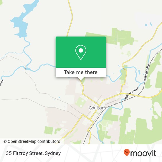35 Fitzroy Street map