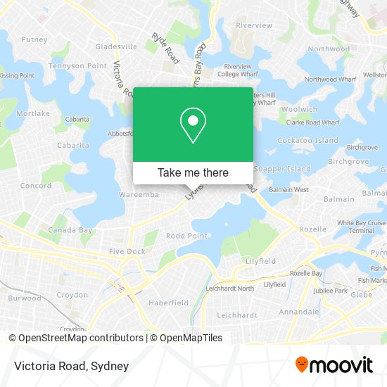 Victoria Road map