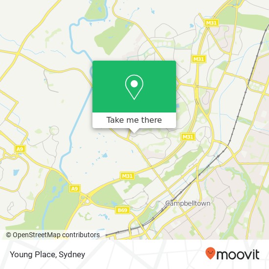 Young Place map
