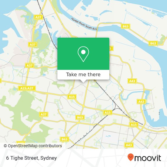 Mapa 6 Tighe Street