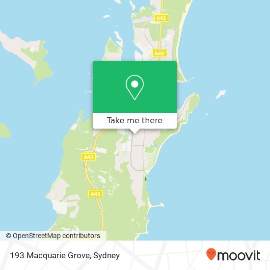 193 Macquarie Grove map