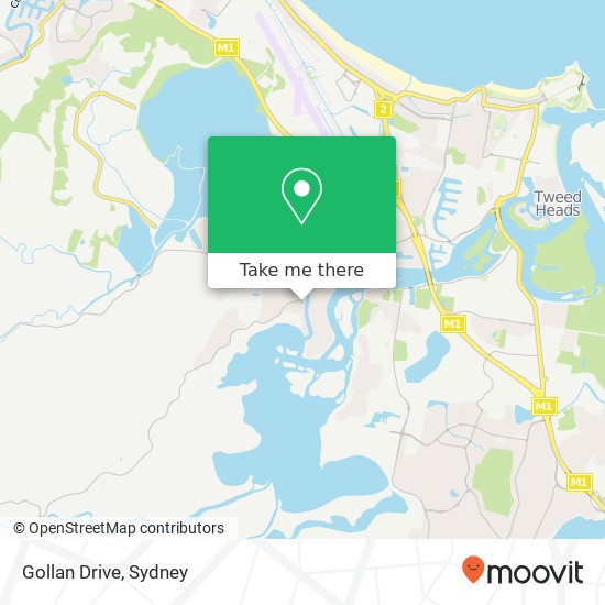 Gollan Drive map