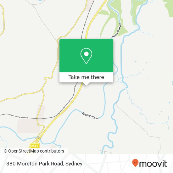 380 Moreton Park Road map
