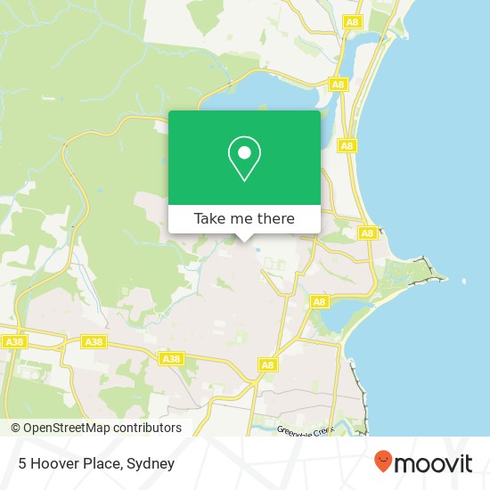 5 Hoover Place map