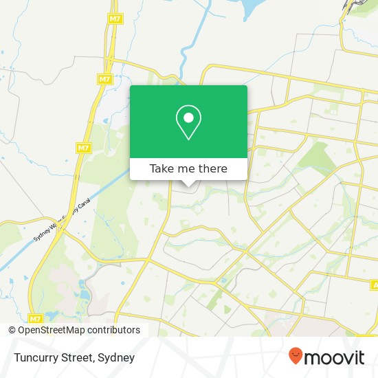 Tuncurry Street map