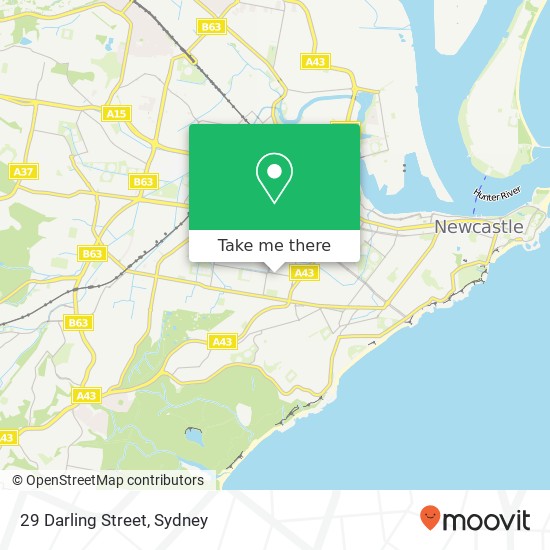 29 Darling Street map