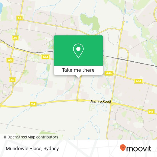 Mundowie Place map