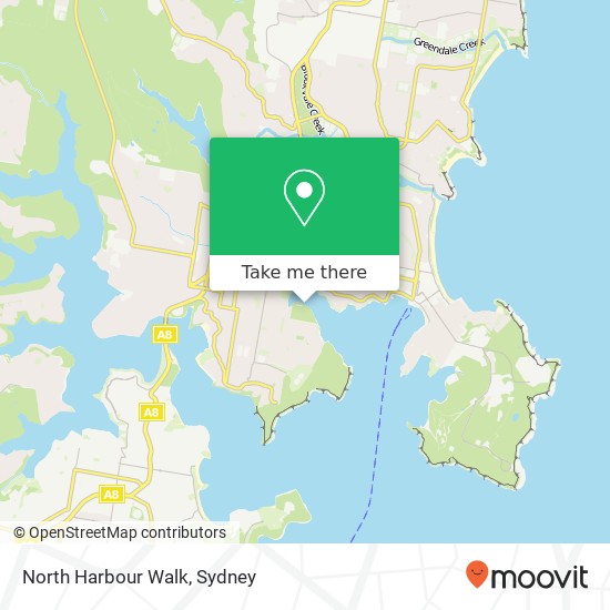 North Harbour Walk map