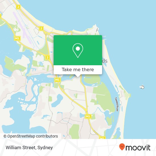 William Street map