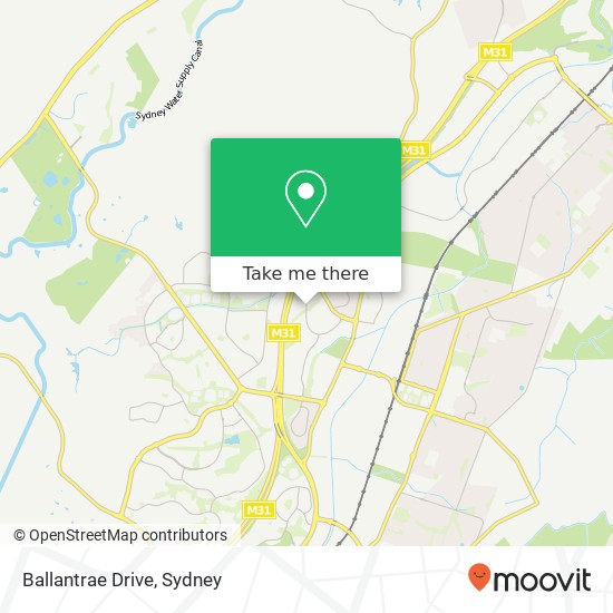 Ballantrae Drive map