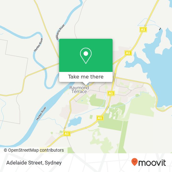 Adelaide Street map