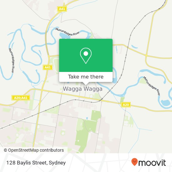 Mapa 128 Baylis Street