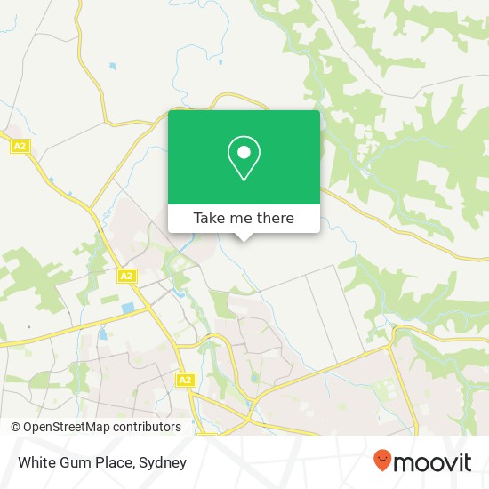 White Gum Place map