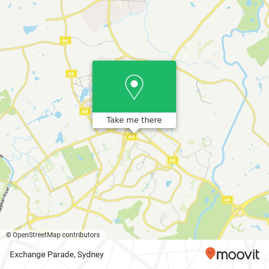 Exchange Parade map