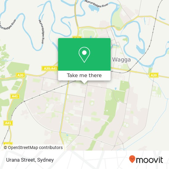 Urana Street map