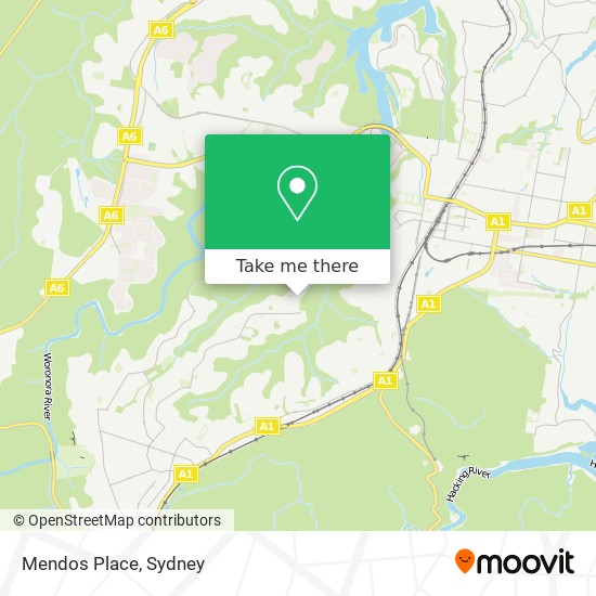 Mendos Place map