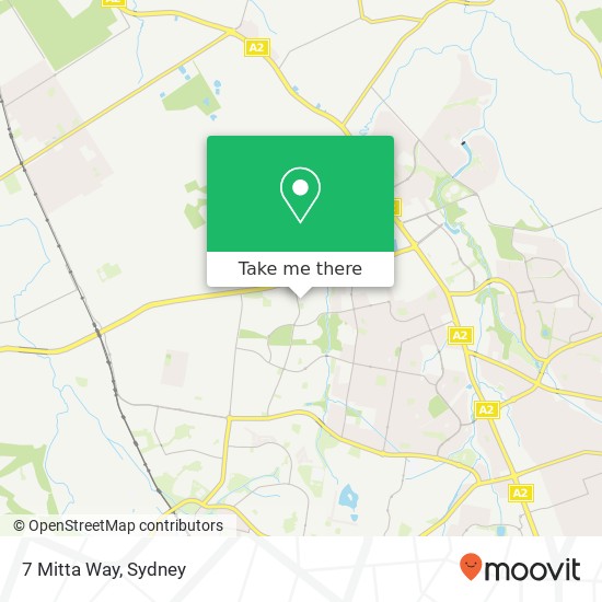 7 Mitta Way map