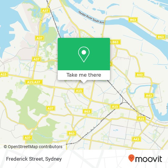 Frederick Street map