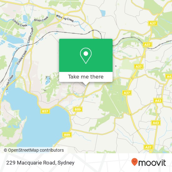 229 Macquarie Road map