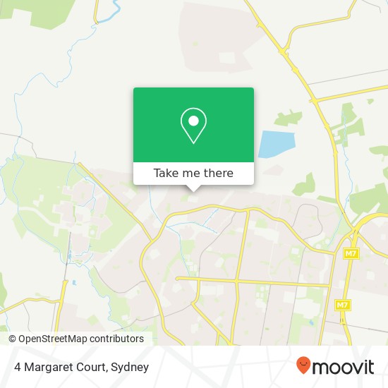 4 Margaret Court map